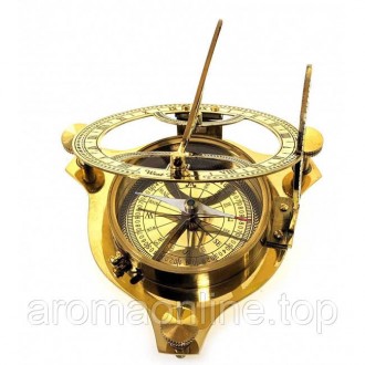 Солнечные часы с компасом бронзовые (12х12х4 см)
Прекрасный подарок для интерьер. . фото 3