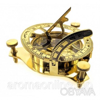Солнечные часы с компасом бронзовые (12х12х4 см)
Прекрасный подарок для интерьер. . фото 1