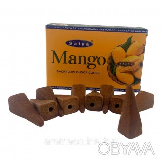 Ароматические конусы Lavender Mango Backflow Dhoop Cones (Манго)
Производство Sa. . фото 1