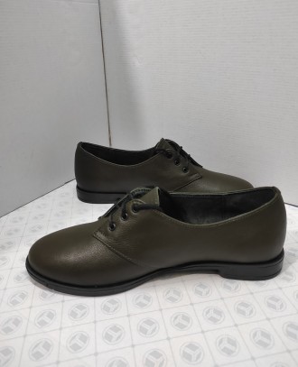 Жіночі туфлі з натуральної шкіри, на шнурках, розмірна сітка з 36-40. . фото 3