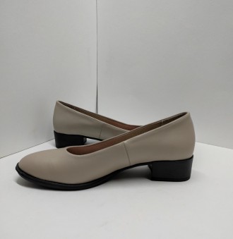 Женские туфли -лодочка, из натуральной кожи, высота каблука 2,5 см, внутри кожан. . фото 3