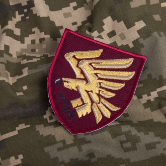 Шеврон 95 бригады - это выдающийся военный символ. Патч олицетворяет намерение с. . фото 6