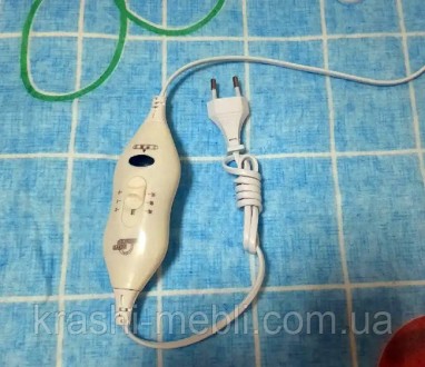 Электропростынь Electric blanket 5714 150х160 см, голубая с вишнями 
Электропрос. . фото 7