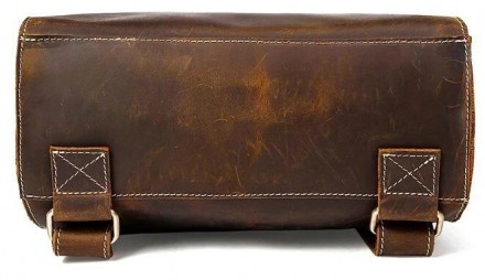 Стильний вінтажний шкіряний ретро рюкзак коричневий повсякденний, для ноутбука.
. . фото 6