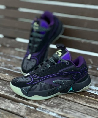 Кросівки Air Jordan Luka 2 Black/Purple. Розмір 43. Довжина по устілці 27.5 см. . . фото 2