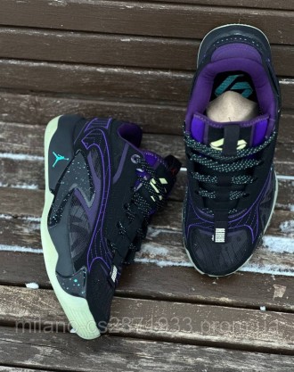 Кросівки Air Jordan Luka 2 Black/Purple. Розмір 43. Довжина по устілці 27.5 см. . . фото 17