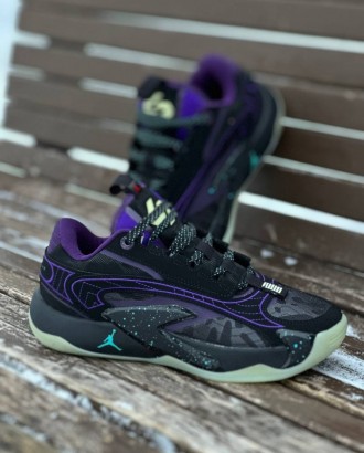 Кросівки Air Jordan Luka 2 Black/Purple. Розмір 43. Довжина по устілці 27.5 см. . . фото 4
