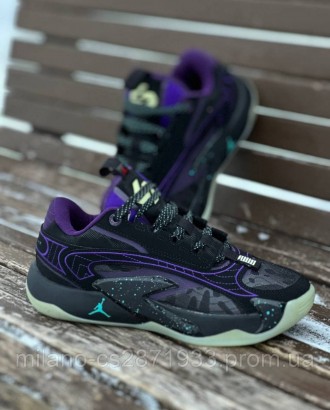 Кросівки Air Jordan Luka 2 Black/Purple. Розмір 43. Довжина по устілці 27.5 см. . . фото 10