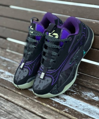 Кросівки Air Jordan Luka 2 Black/Purple. Розмір 43. Довжина по устілці 27.5 см. . . фото 3