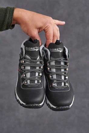 Підліткові черевики шкіряні зимові чорні Splinter Boy 3211 на меху
Усередині нат. . фото 4