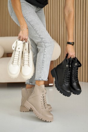 Жіночі черевики шкіряні зимові Vikont 7
Зимові черевики — найголовніша пара взут. . фото 3