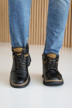 Чоловічі черевики шкіряні зимові чорні Braxton 51 F
40-26.5
41-27
42-27.5
43-28.. . фото 3
