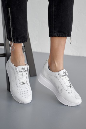 Жіночі кросівки шкіряні весняно-осінні білі Emirro 222 Trend
Жіночі білі шкіряні. . фото 4
