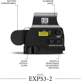 Комплект HHS VI коллиматор EOTech EXPS3-2 + магнифер EOTech G43 3х
 
Гибридный г. . фото 4