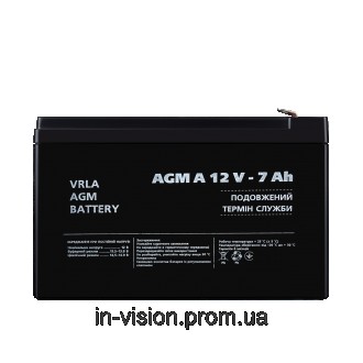Аккумулятор свинцово-кислотный для сигнализации AGM Внешняя универсальная АКБ, и. . фото 2