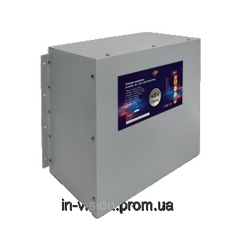 Литий-железо-фосфатный аккумулятор LP LiFePO4 48V - 230 Ah (BMS 200A/100A) метал. . фото 3