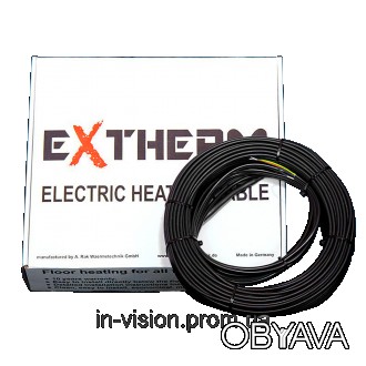 Нагрівальний кабель двожильний Extherm ETС ECO 20-400 призначений для підтримки . . фото 1