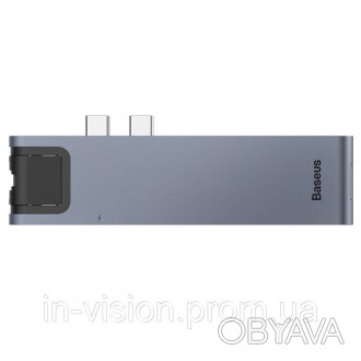 Baseus Thunderbolt C Pro Seven-in-one — это компактный USB-хаб с широким набором. . фото 1
