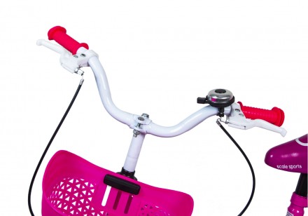  Дитячий двоколісний для дівчаток велосипед "Scale Sports 16 дюймів" Рожевий T15. . фото 4