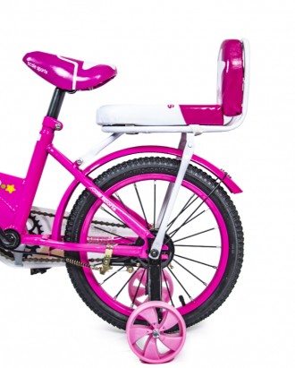  Дитячий двоколісний для дівчаток велосипед "Scale Sports 16 дюймів" Рожевий T15. . фото 6