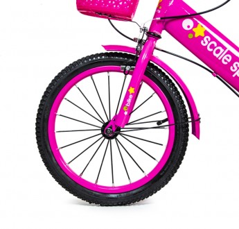  Дитячий двоколісний для дівчаток велосипед "Scale Sports 16 дюймів" Рожевий T15. . фото 5