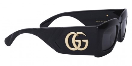 
 Сонцезахисні окуляри
Бренд: Gucci
Модель: GG0811S 
Колір оправи: 001 Black/Gol. . фото 4