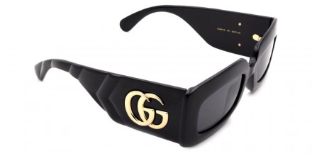 
 Сонцезахисні окуляри
Бренд: Gucci
Модель: GG0811S 
Колір оправи: 001 Black/Gol. . фото 5