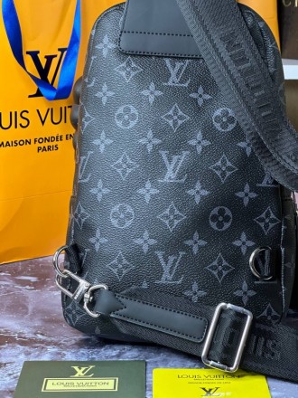 
 Модель: Сумка Louis Vuitton Avenue Sling Monogram Eclipse s040-2
Модель: Сумка. . фото 3