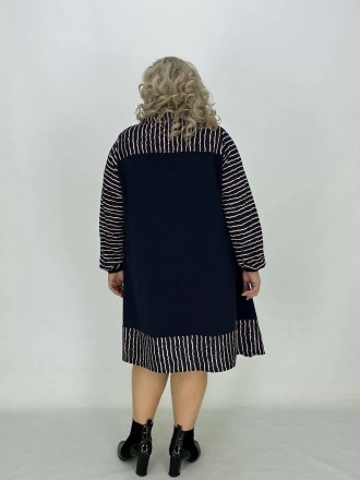 Трикотажне плаття-туніка "Елегія" - це стильне та зручне рішення для жінок з вел. . фото 9