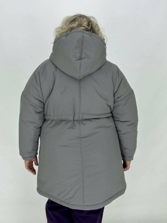 Зимняя куртка Парка с капюшоном качества LUX Больших размеров
Эта зимняя куртка-. . фото 6