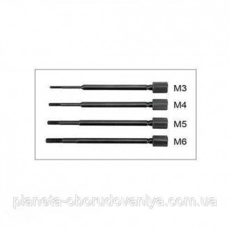 Заклепочник резьбовой M3,M4,M5,M6 TOPTUL JBBA0306. Высокопрочный алюминиевый кор. . фото 3