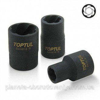 Головка для поврежденных гаек 1/2" 21мм TOPTUL BAAK1621. Одесса. фото 1 Головка для поврежденных гаек 1/2" 21мм TOPTUL BAAK1621. Одесса. фото 1