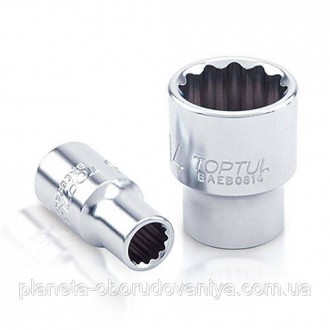 Торцевая головка TOPTUL 1/4" 13мм 12-гранная BAEB0813. Одесса. фото 1 Торцевая головка TOPTUL 1/4" 13мм 12-гранная BAEB0813. Одесса. фото 1