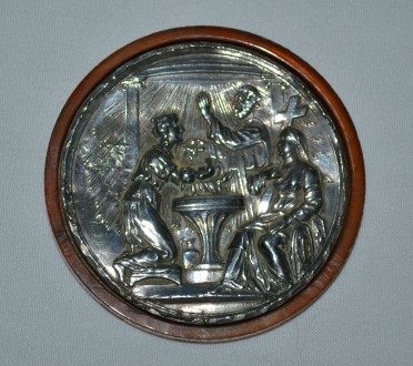 Настольный медальон,икона.
Диаметр 6 см.
Черепаха, серебро,золото.. . фото 2
