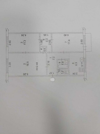 Номер оголошення на сайті компанії: SF-2-848-106-OB.
Продам 3-х квартиру на Павл. . фото 17