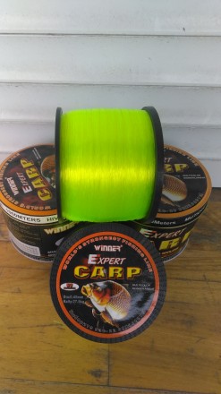 Winner Carp Expert Fluo Yellow - високоякісна моножилка середньої жорсткості, ма. . фото 7