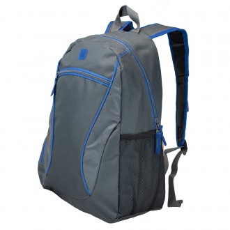 Легкий і місткий рюкзак Semi Line 18 Grey/Blue Elements обладнаний вставками тка. . фото 2