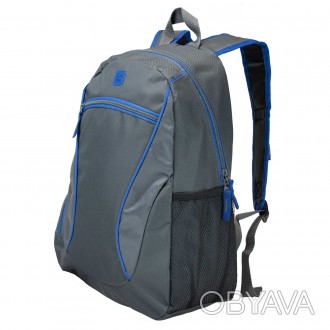 Легкий і місткий рюкзак Semi Line 18 Grey/Blue Elements обладнаний вставками тка. . фото 1