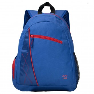 Легкий і місткий рюкзак Semi Line 19 Blue/Red Elements обладнаний вставками ткан. . фото 3