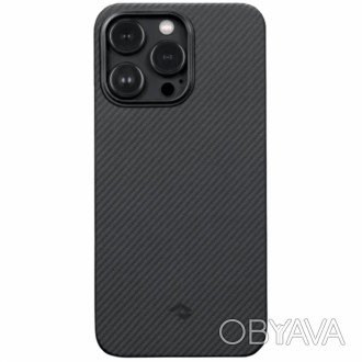 
Чохол-накладка Pitaka MagEZ Case 3 Twill 600D Black/Grey для iPhone 14 Pro (KI1. . фото 1