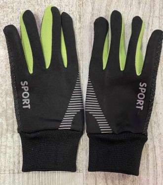 Тренировочные перчатки для занятий активным спортом в прохладное время года, мяг. . фото 2