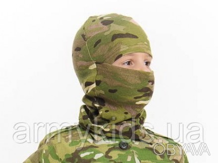  
Модне військове камуфляжне забарвлення "Мультикам".
Маска-балаклава виготовлен. . фото 1