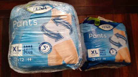 Продам одноразові еластичні памперси-труси Tena, XL, є 4 запечатані пачки по 12 . . фото 2