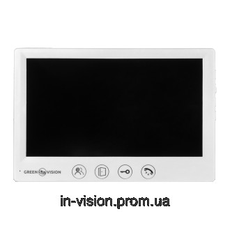 Цветной AHD видеодомофон GreenVision GV-057-AHD-M-VD7SD White Цветной видеодомоф. . фото 3