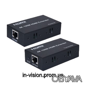 HDMI подовжувач сигналу по кручений парі використовується для з'єднання між собо. . фото 1