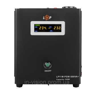 Комплект ИБП Logicpower LPY-W-PSW-500VA+(350Вт)5A/10A с правильной синусоидой 12. . фото 6