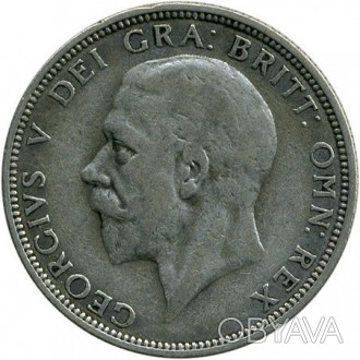 Великобритания › Король Георг V 2 шиллинга (флорин), 1927-1935 серебро №709. . фото 1