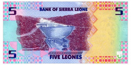 С'ЄЕРРА ЛЕОНЕ — SIERRA LEONE 5 LEONES 2022 Uc No431. . фото 3