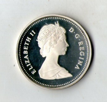Канада ÷ Королева Софія II 1 долар, 1987 400 років відкриттю проливання Креванс . . фото 3