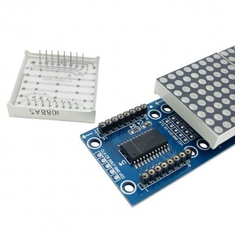 MAX7219 Dot led matrix module MCU control LED Display module
 
Опис:
1. Один мод. . фото 5